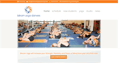 Desktop Screenshot of bikramyogadanvers.com
